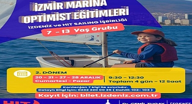 İzmir Marina, kış boyunca yelken tutkunlarını ağırlıyor