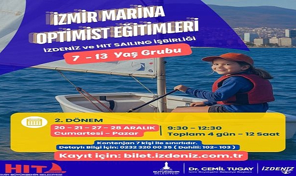 İzmir Marina, kış boyunca yelken tutkunlarını ağırlıyor