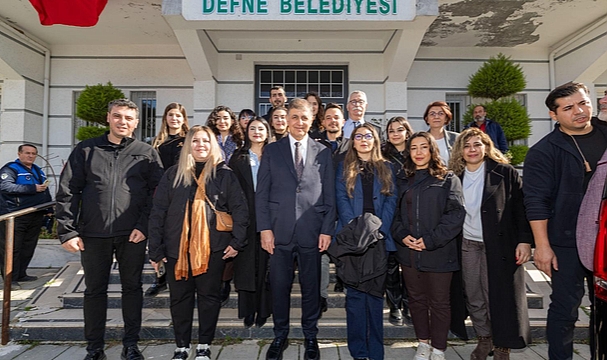 Özgür Özel ve Başkan Tugay Hatay'da