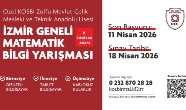 KOSBİ Zülfü Mevlüt Çelik MTAL’de matematik heyecanı